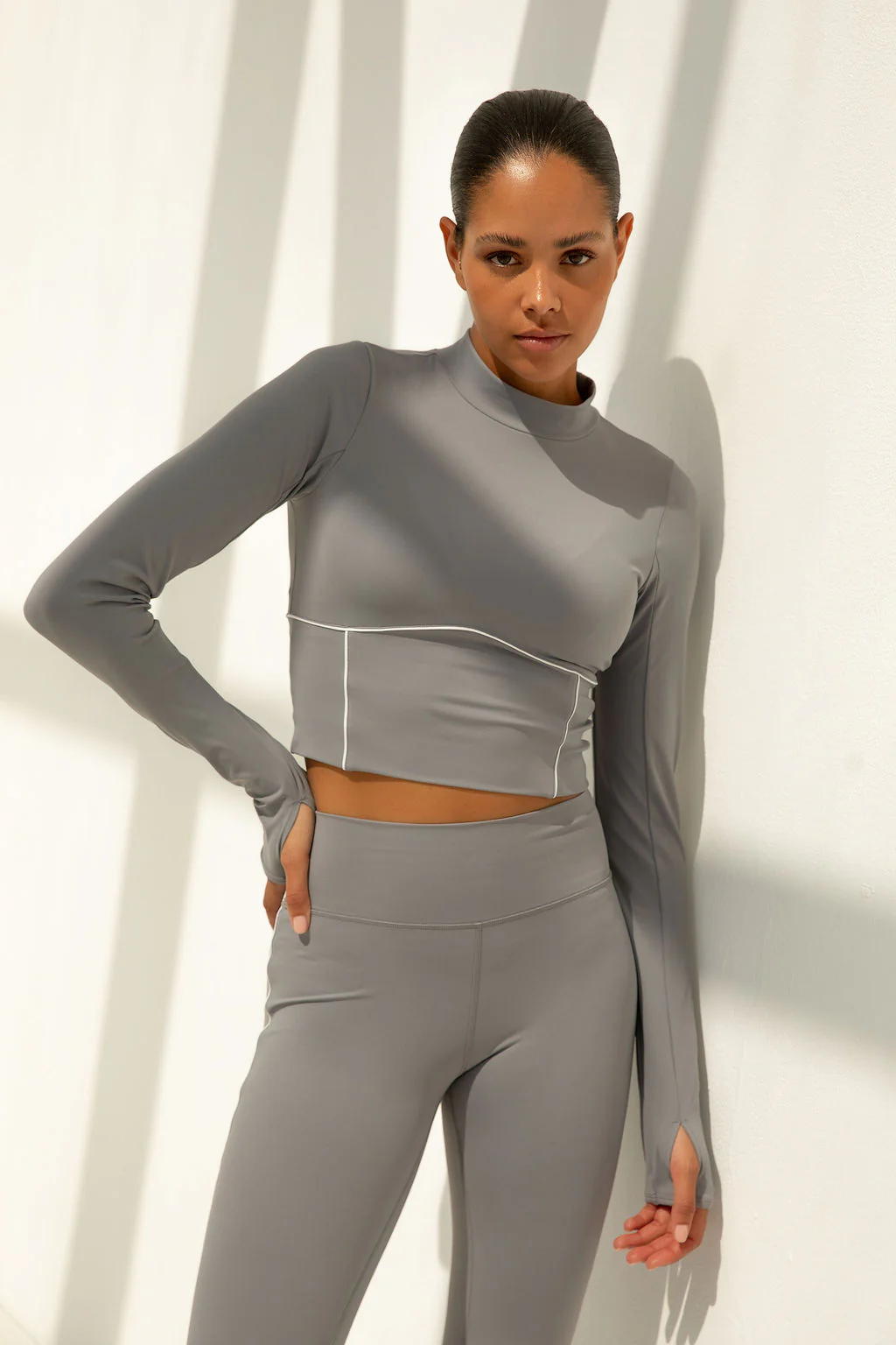 Demi Top | Dark Grey - Image 2