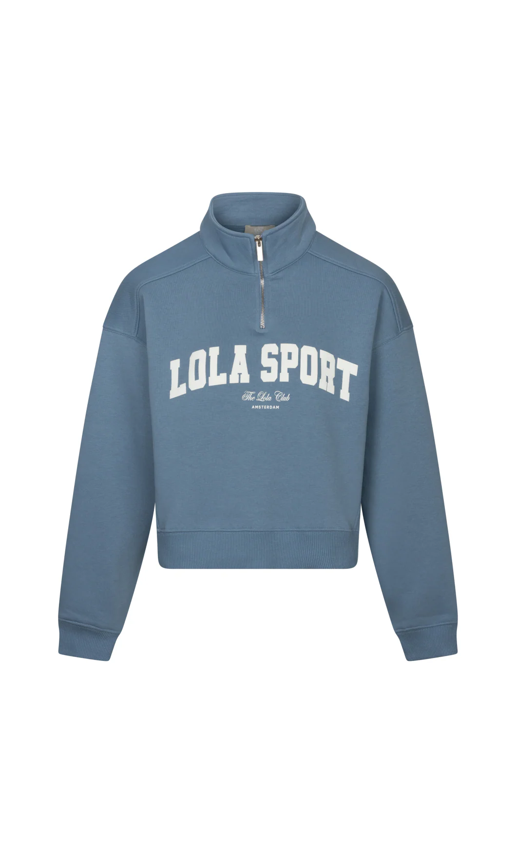 Jayla Half Zip Sweater | Denim Blue - Image 5