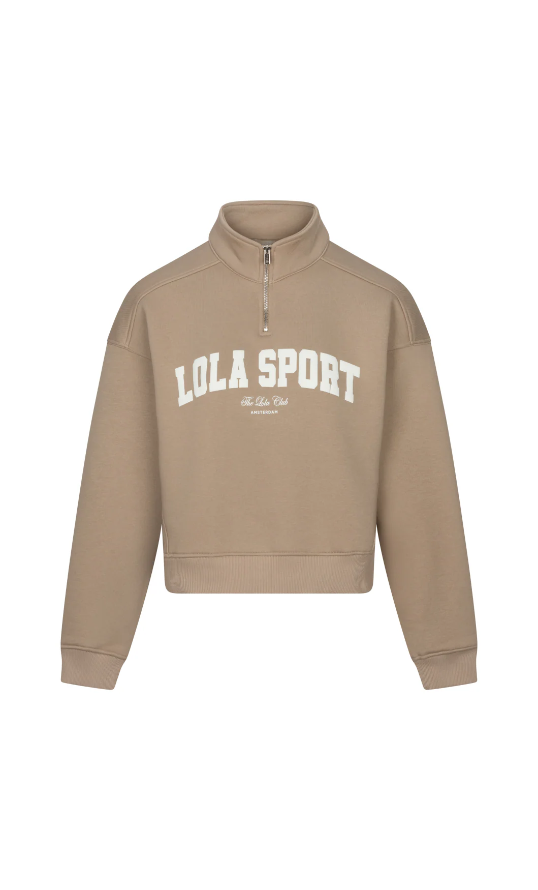 Jayla Half Zip Sweater | Sand - Image 4