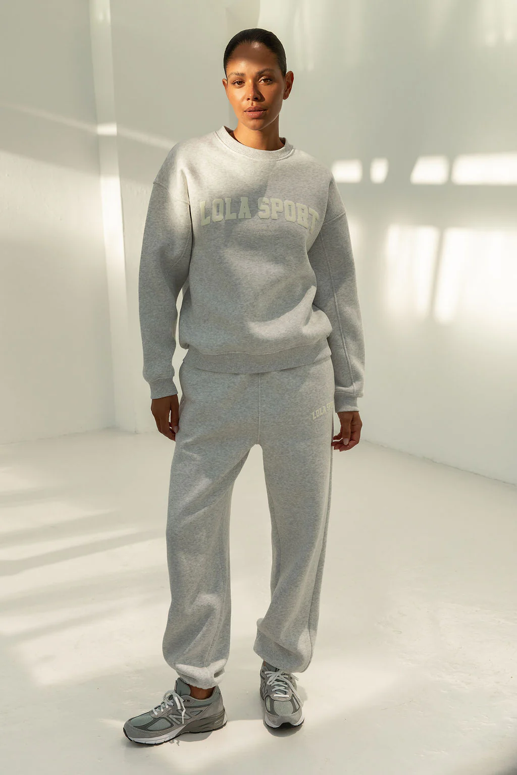 Jayla Sweater | Grey Melange - Image 2
