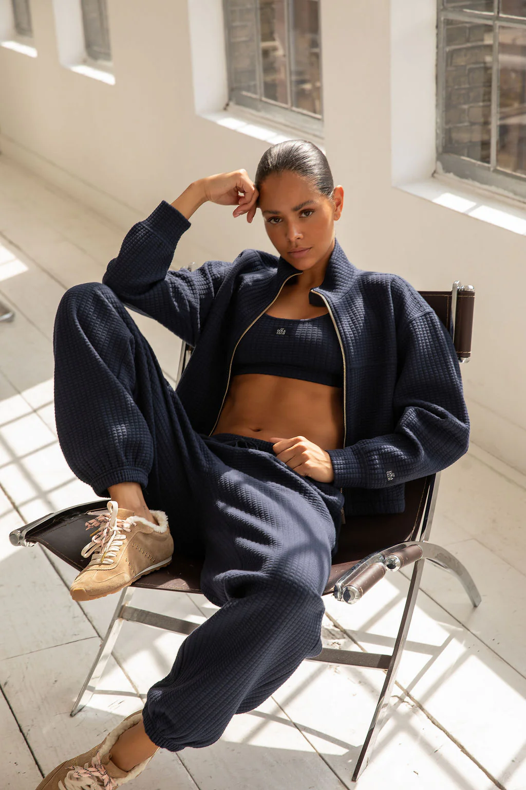 Lena Top | Navy - Image 5